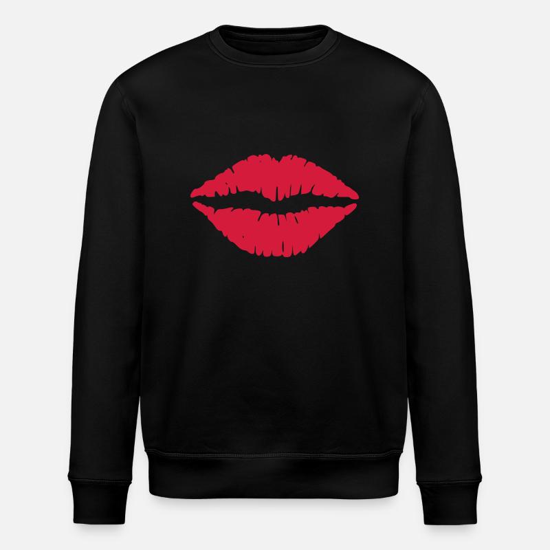 Lèvres - Sweat bio ROLLER Stanley/Stella Unisexe - noir