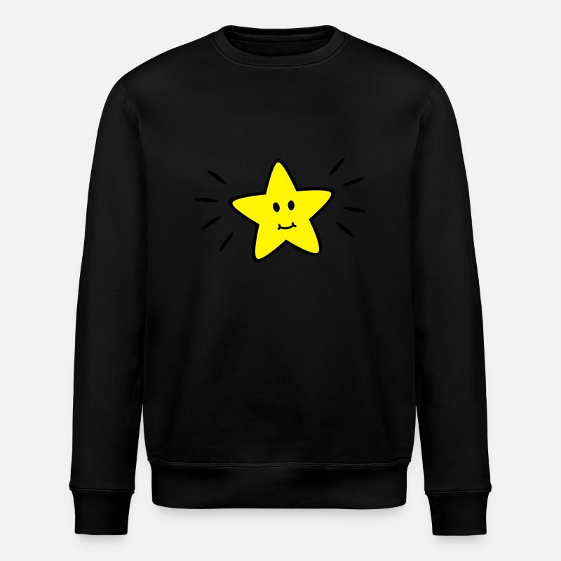 star - Stanley/Stella Unisex Bio-Sweatshirt ROLLER - Schwarz
