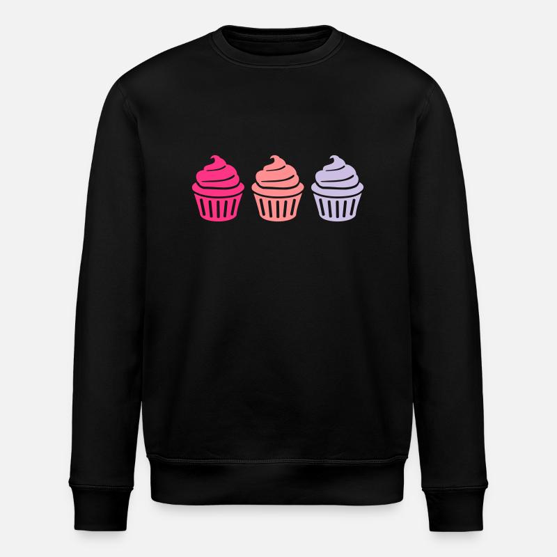 Cupcake - Sweat bio ROLLER Stanley/Stella Unisexe - noir