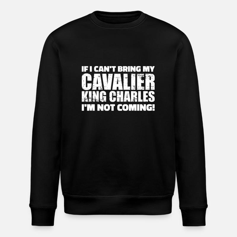 Cavalier King Charles - Stanley/Stella ROLLER Unisex Organic Sweatshirt - black