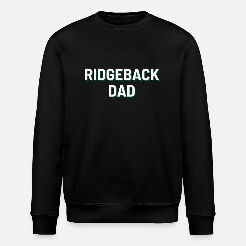 Ridgeback Dad - Stanley/Stella Unisex Bio-Sweatshirt ROLLER - Schwarz