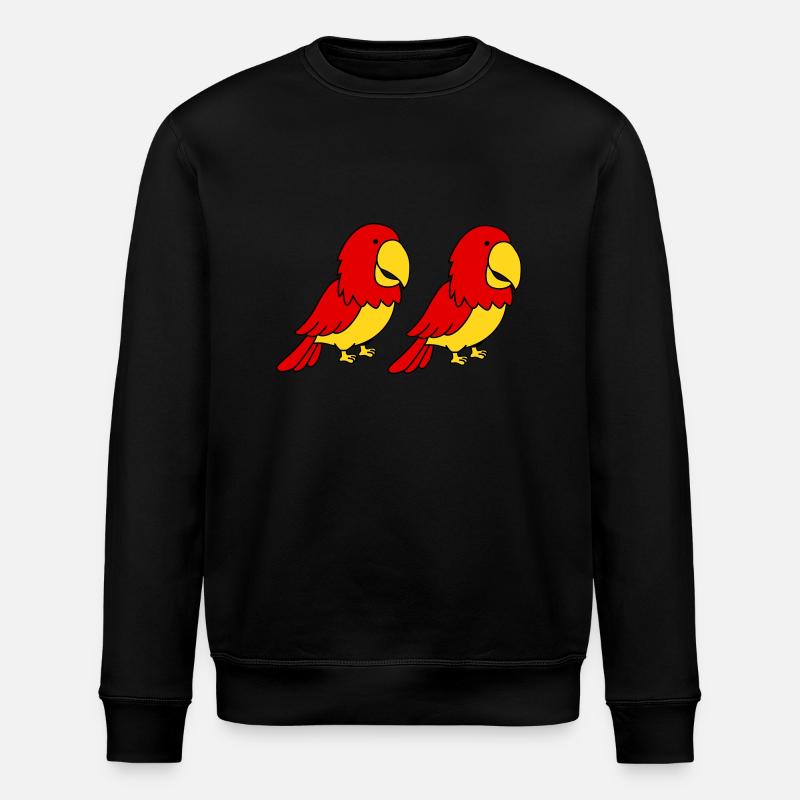 Parrot 2 - Stanley/Stella ROLLER Unisex Organic Sweatshirt - black