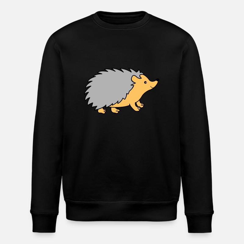 igel comic - Stanley/Stella Unisex Bio-Sweatshirt ROLLER - Schwarz
