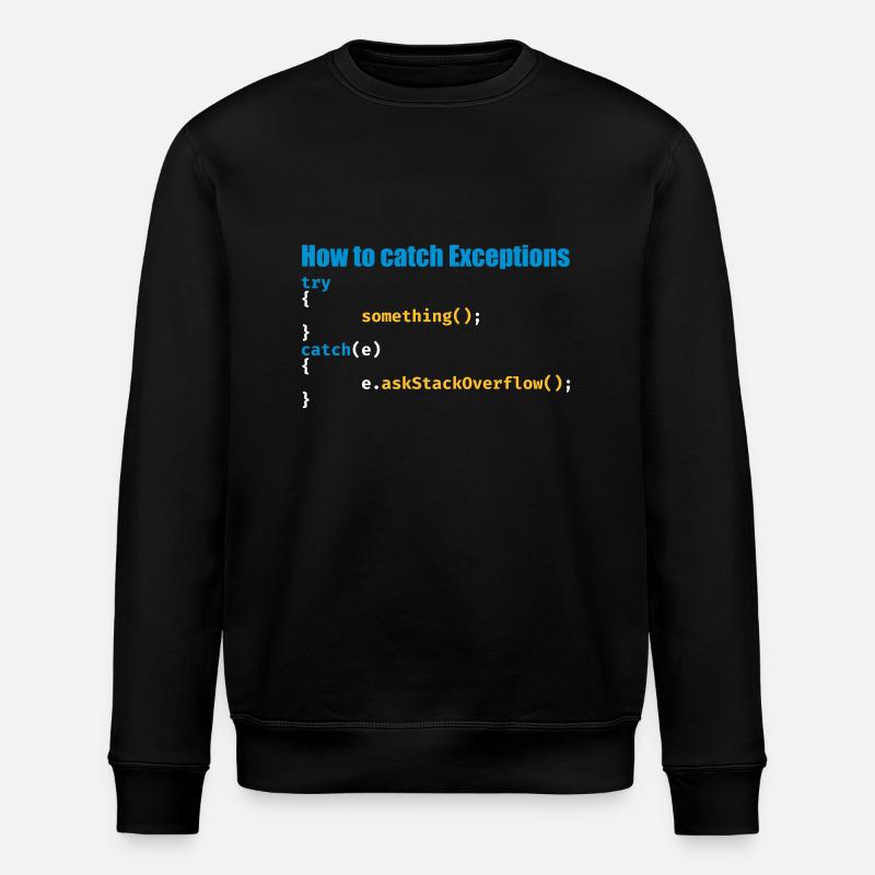 Programmierer, Software, Informatik, Developer - Stanley/Stella Unisex Bio-Sweatshirt ROLLER - Schwarz