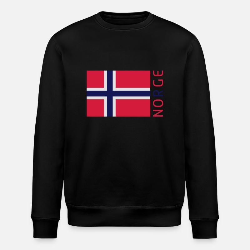 Norge - Stanley/Stella Unisex Bio-Sweatshirt ROLLER - Schwarz