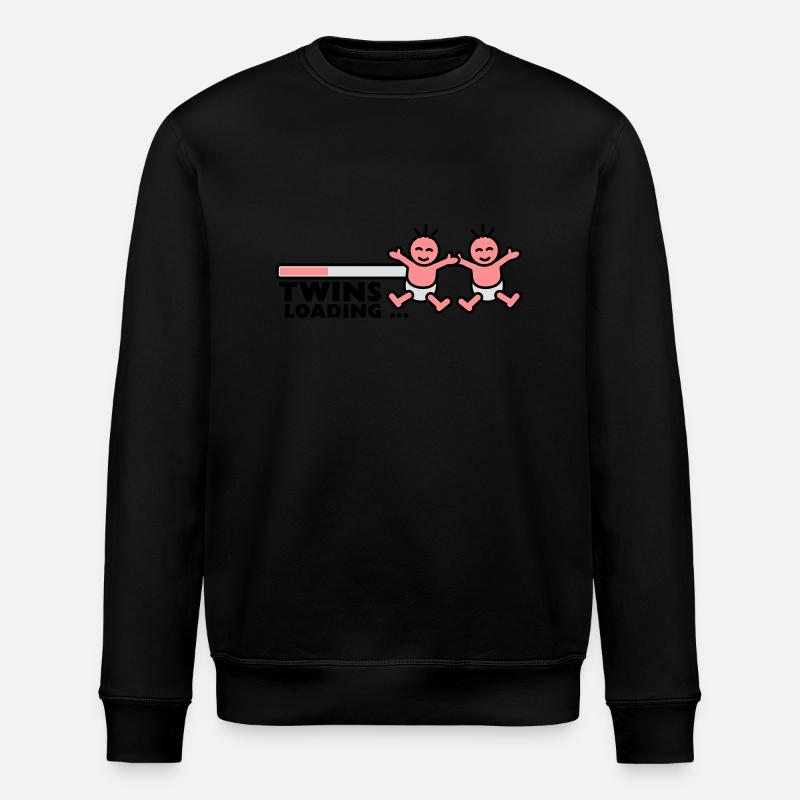 Twins Loading - Stanley/Stella Unisex Bio-Sweatshirt ROLLER - Schwarz