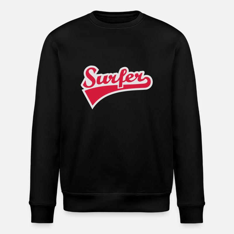 Surfer - Stanley/Stella Unisex Bio-Sweatshirt ROLLER - Schwarz
