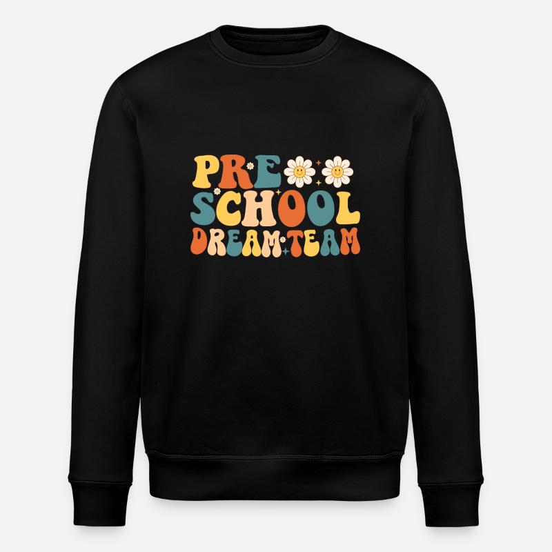 Vorschul-Dreamteam - Stanley/Stella Unisex Bio-Sweatshirt ROLLER - Schwarz