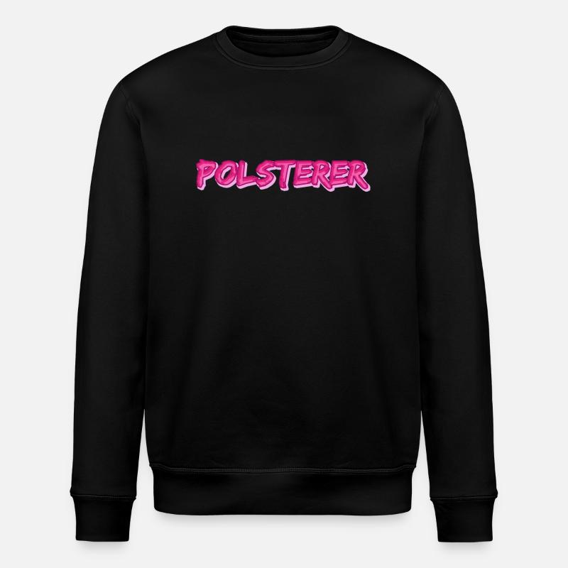 Job Polsterer - Stanley/Stella Unisex Bio-Sweatshirt ROLLER - Schwarz