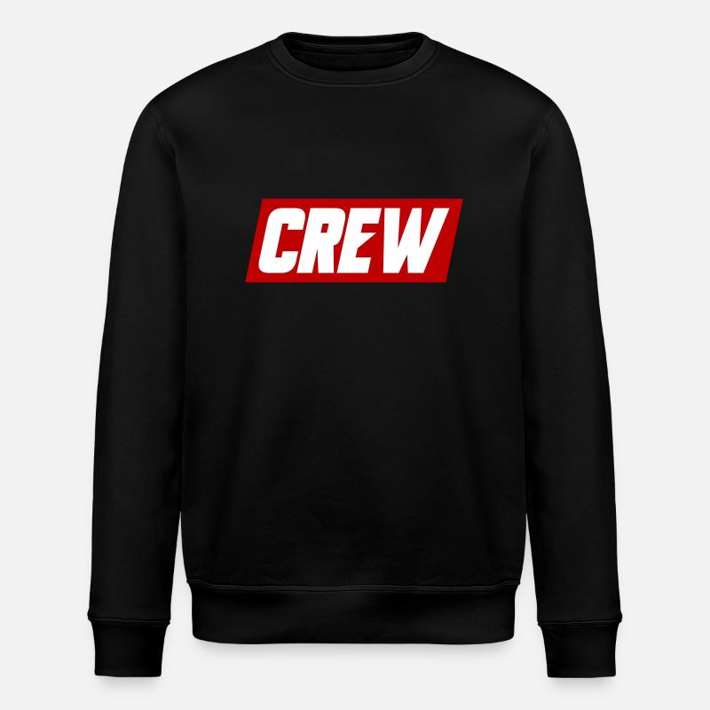 Crew - Stanley/Stella Unisex Bio-Sweatshirt ROLLER - Schwarz