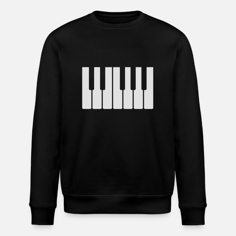 Klavier-Oktave - Stanley/Stella Unisex Bio-Sweatshirt ROLLER - Schwarz