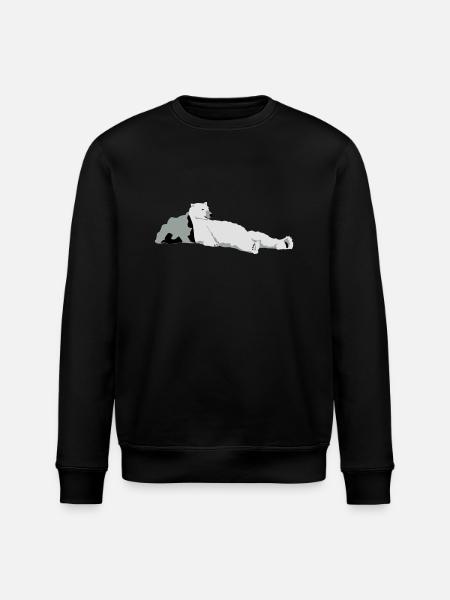 Eisbär - Stanley/Stella Unisex Bio-Sweatshirt ROLLER - Schwarz