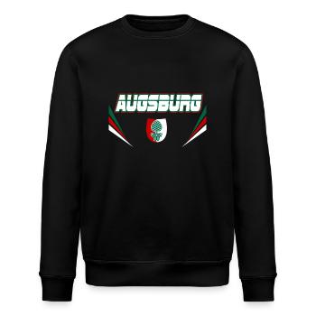 Augsburg - Stanley/Stella Unisex Bio-Sweatshirt ROLLER - Schwarz - Vorne - Nik (191cm)