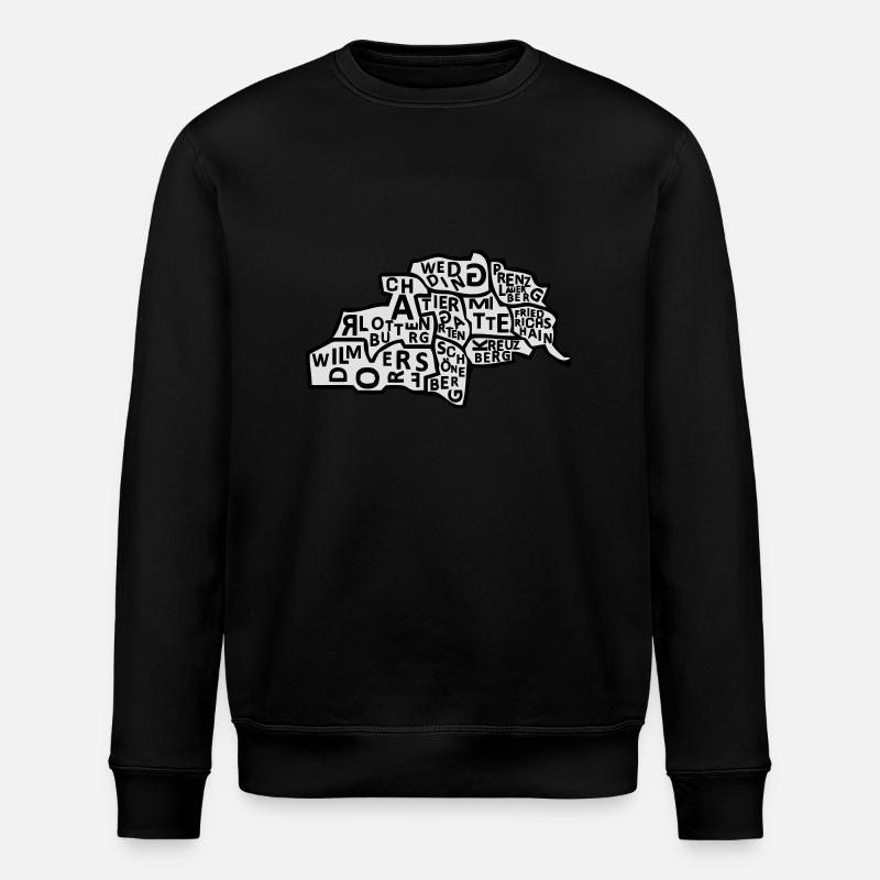BERLIN-ZENTRUM - Stanley/Stella Unisex Bio-Sweatshirt ROLLER - Schwarz