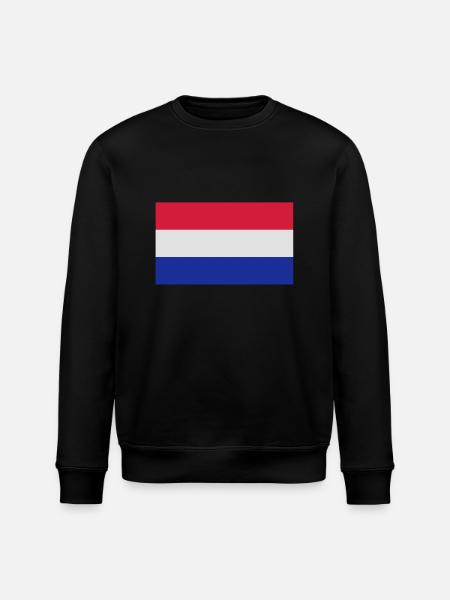 Netherlands, Niederlande - Stanley/Stella Unisex Bio-Sweatshirt ROLLER - Schwarz