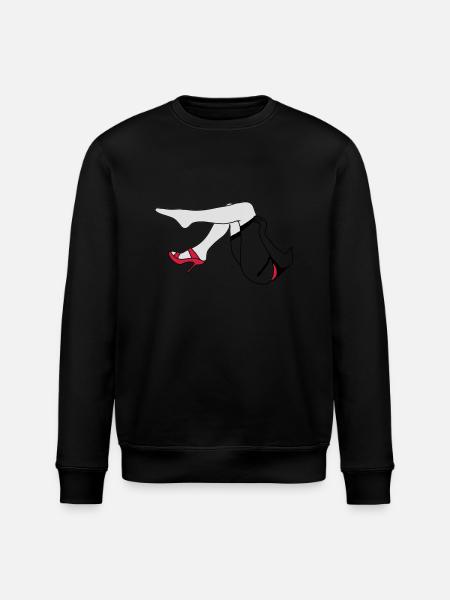 woman legs_d1 - Stanley/Stella ROLLER Unisex Organic Sweatshirt - black
