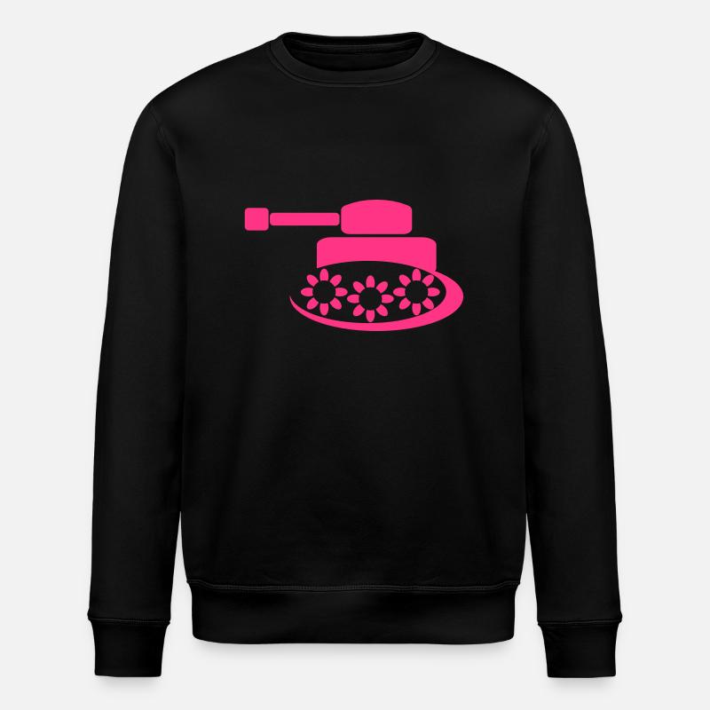 Pink Panzer - Stanley/Stella Unisex Bio-Sweatshirt ROLLER - Schwarz