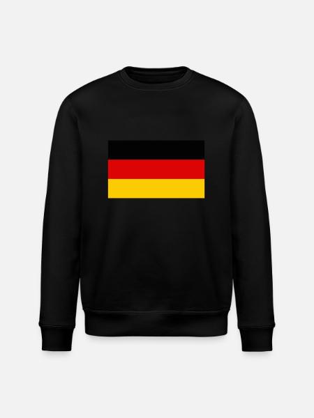 Drapeau Allemagne / German Flag - Stanley/Stella ROLLER Unisex Organic Sweatshirt - black