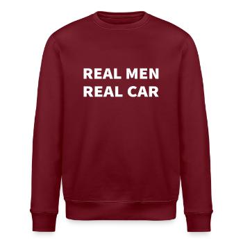 Voiture - Sweat bio ROLLER Stanley/Stella Unisexe - bordeaux - Devant - Nik (191cm)