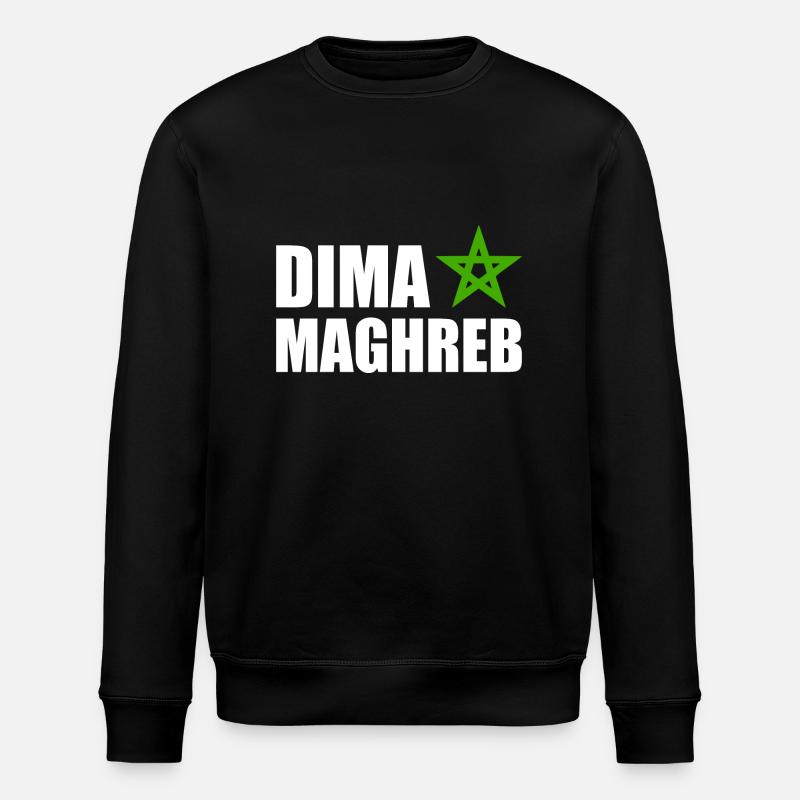 Dima maghreb - morocco - Stanley/Stella ROLLER Unisex Organic Sweatshirt - black