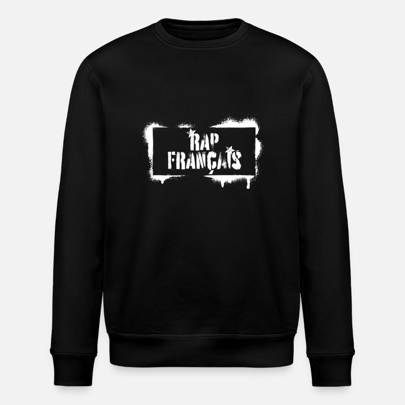French rap Graffiti Urbain - Stanley/Stella ROLLER Unisex Organic Sweatshirt - black