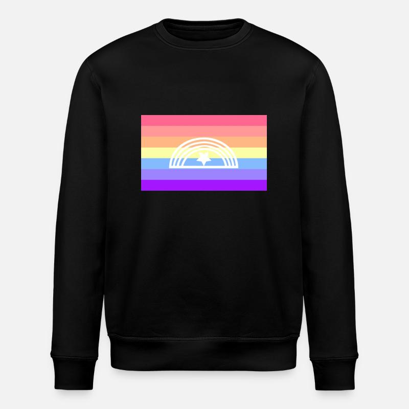 Drapeau de la fierté xénogenre - Sweat bio ROLLER Stanley/Stella Unisexe - noir