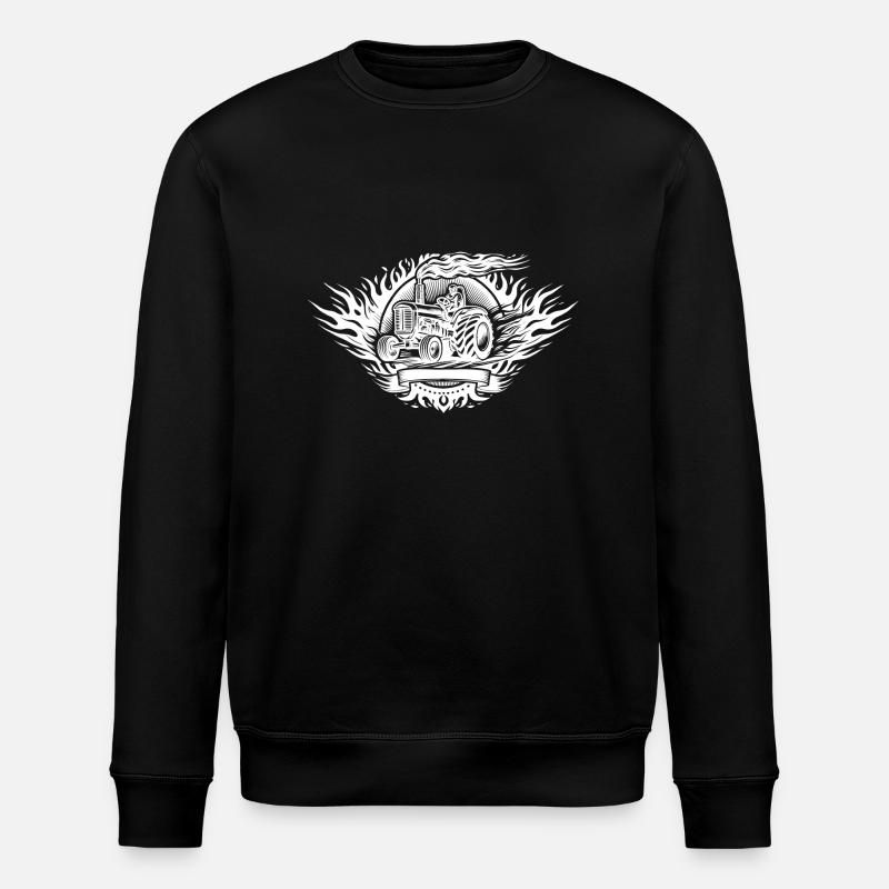 Tractor Pulling Logo - Stanley/Stella Unisex Bio-Sweatshirt ROLLER - Schwarz