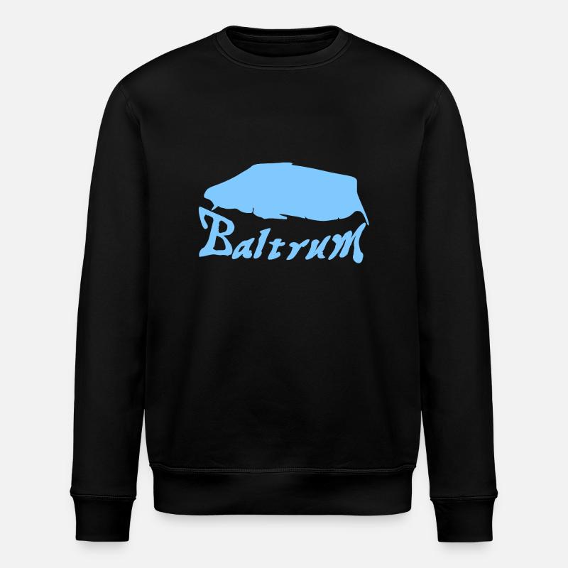 Tatouage Baltrum - Sweat bio ROLLER Stanley/Stella Unisexe - noir
