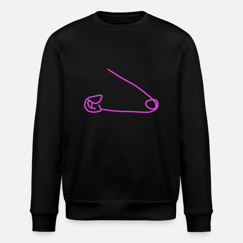 Sicherheitsnadel - Stanley/Stella Unisex Bio-Sweatshirt ROLLER - Schwarz