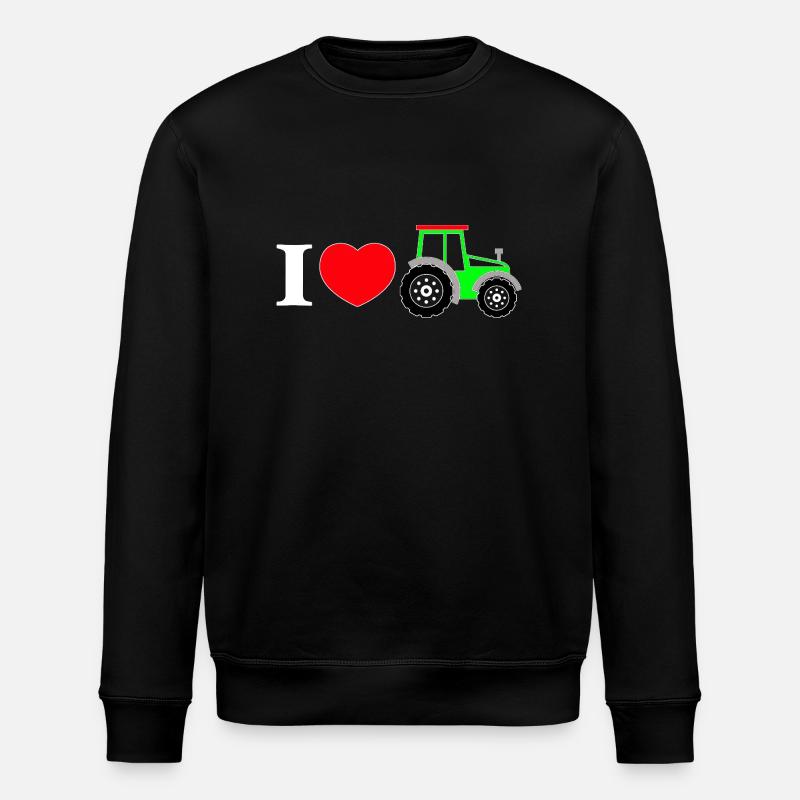 J’adore mon tracteur - Sweat bio ROLLER Stanley/Stella Unisexe - noir