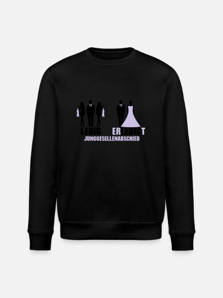 Ledig Erledigt - Stanley/Stella Unisex Bio-Sweatshirt ROLLER - Schwarz