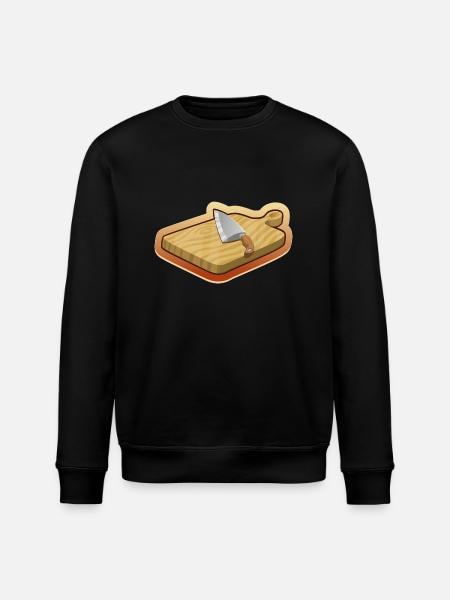 cutting board - Stanley/Stella ROLLER Unisex Organic Sweatshirt - black