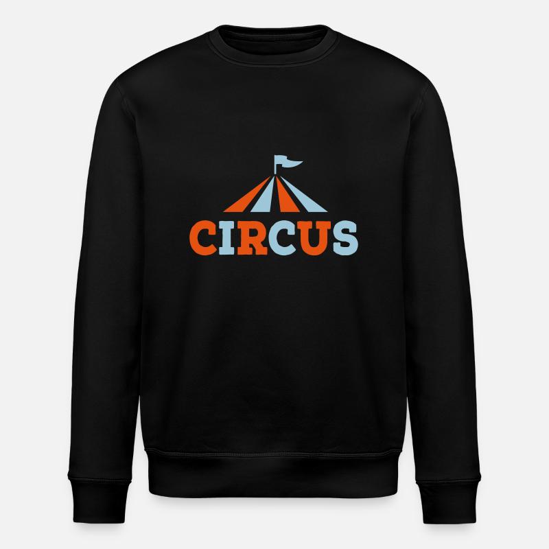 Zirkus - Stanley/Stella Unisex Bio-Sweatshirt ROLLER - Schwarz