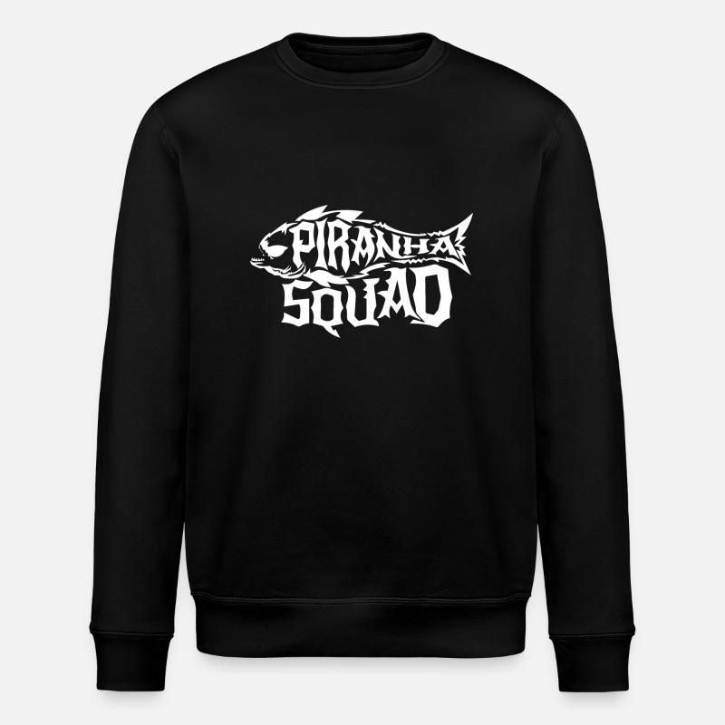 Piranha - Stanley/Stella Unisex Bio-Sweatshirt ROLLER - Schwarz