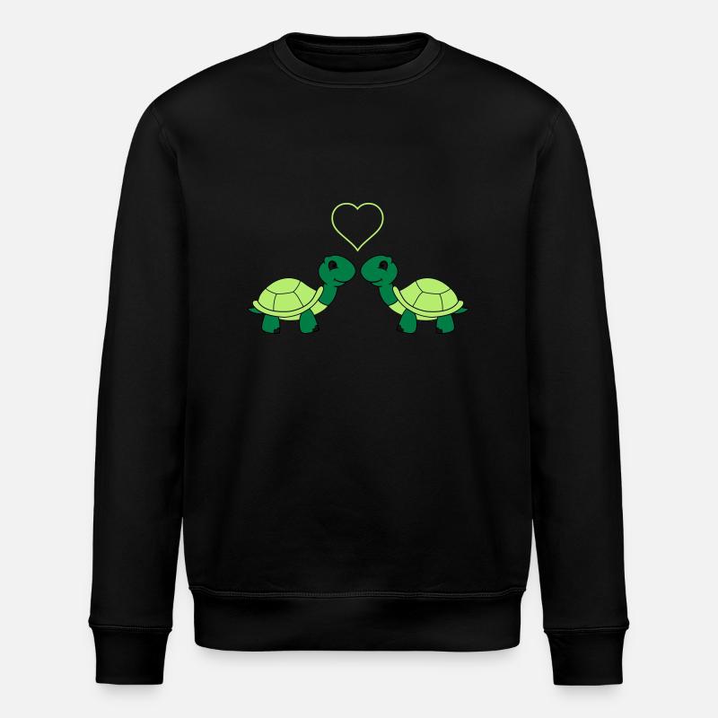 schildkroeten_verliebt_001 - Sweat bio ROLLER Stanley/Stella Unisexe - noir