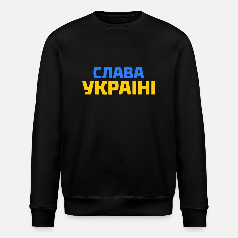 Slava ukraini - Sweat bio ROLLER Stanley/Stella Unisexe - noir
