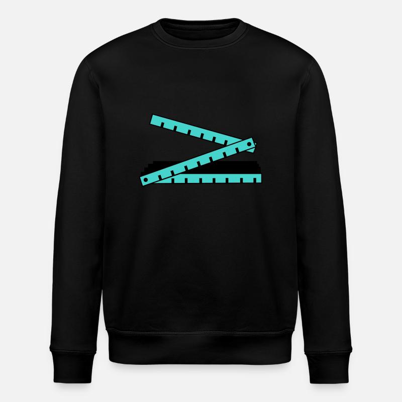 mètre pliant - Sweat bio ROLLER Stanley/Stella Unisexe - noir