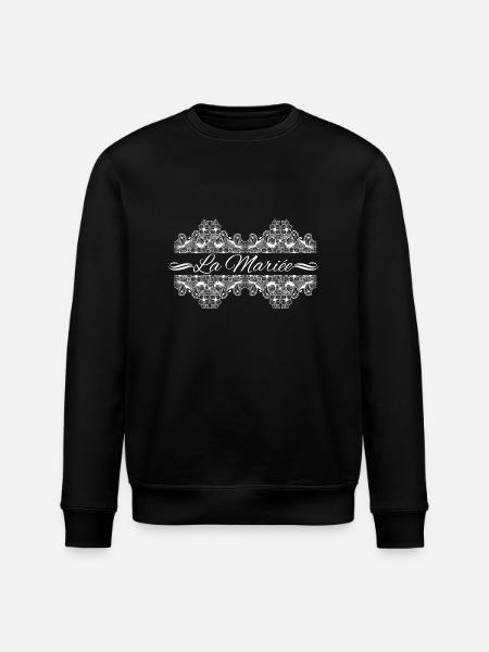 The Lace Bride - Stanley/Stella ROLLER Unisex Organic Sweatshirt - black