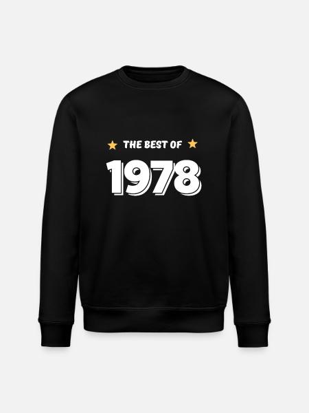 Best of 1978 - Stanley/Stella ROLLER Unisex Organic Sweatshirt - black