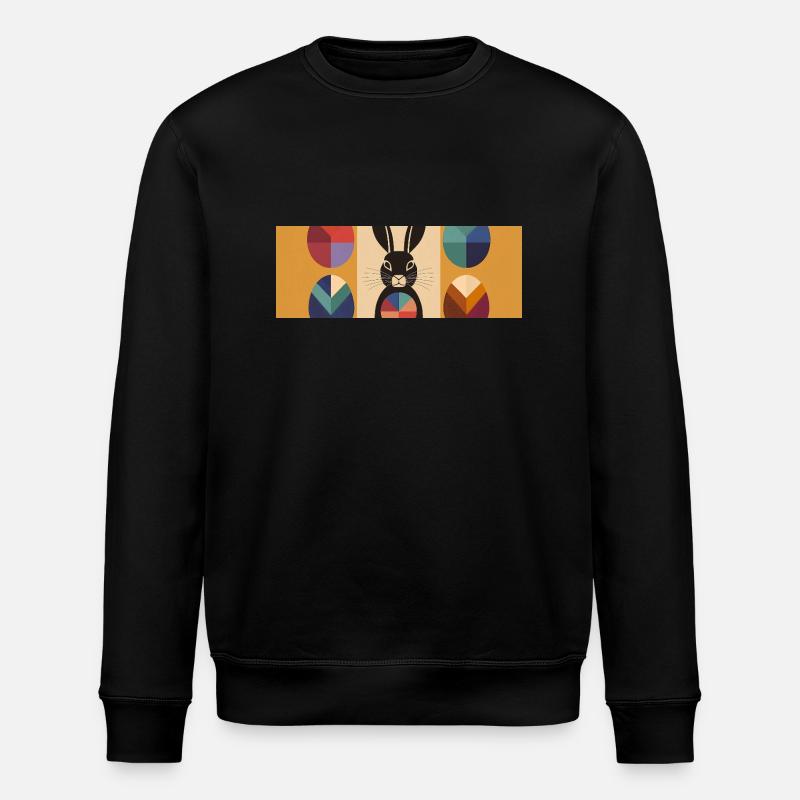 Lapin de Pâques n°06 - Sweat bio ROLLER Stanley/Stella Unisexe - noir