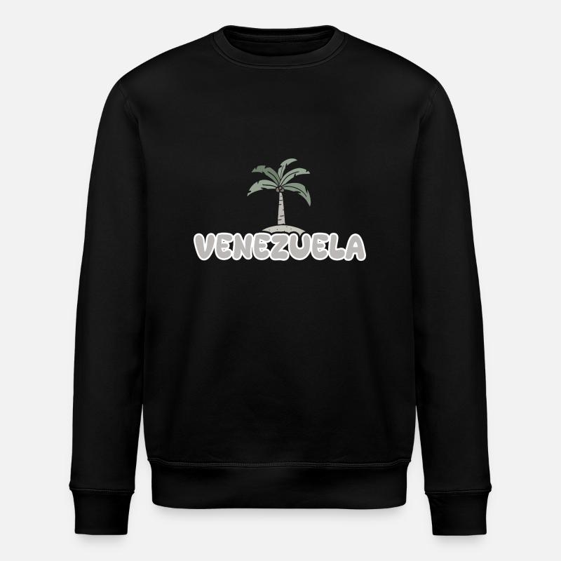 Gift for Venezuela - Stanley/Stella ROLLER Unisex Organic Sweatshirt - black