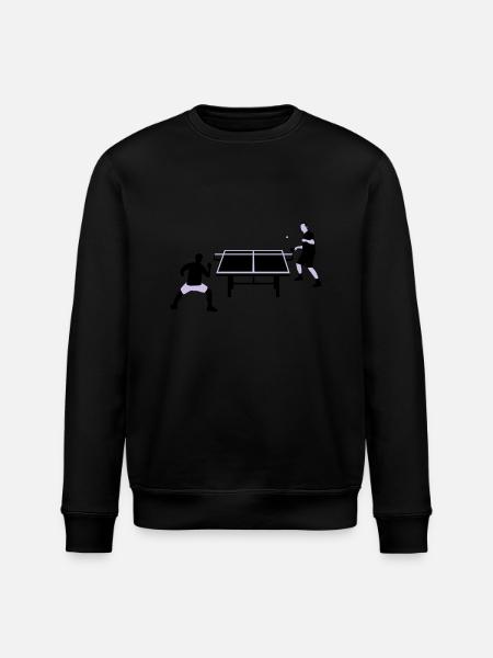 table_tennis_052012_c_2c - Stanley/Stella ROLLER Unisex Organic Sweatshirt - black