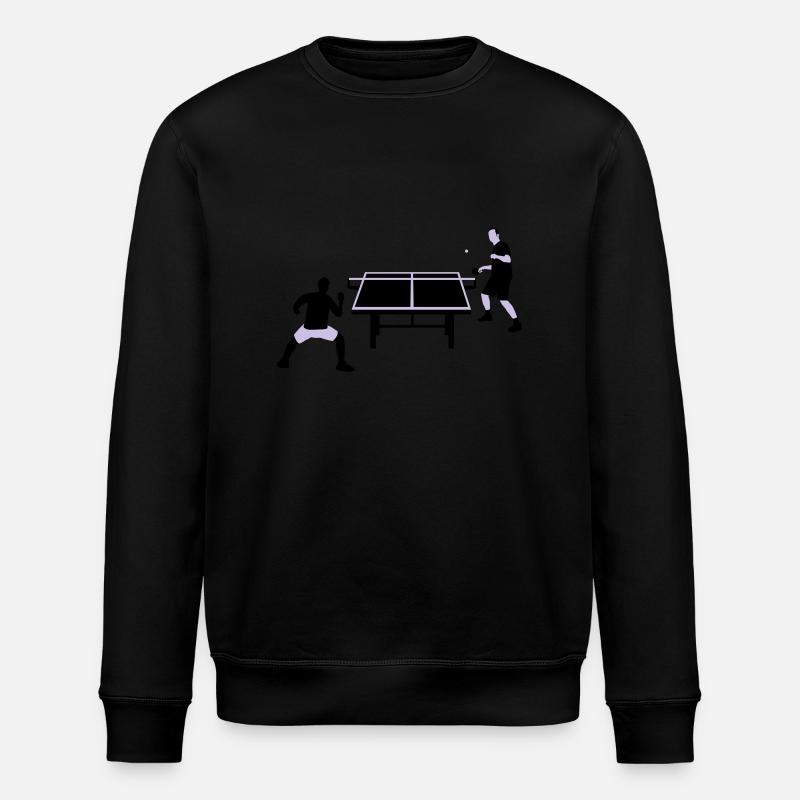 table_tennis_052012_c_2c - Stanley/Stella Unisex Bio-Sweatshirt ROLLER - Schwarz
