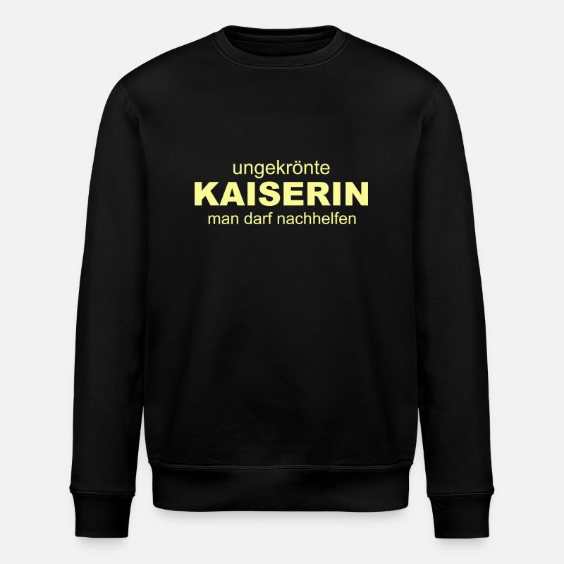 Kaiserin - Stanley/Stella Unisex Bio-Sweatshirt ROLLER - Schwarz
