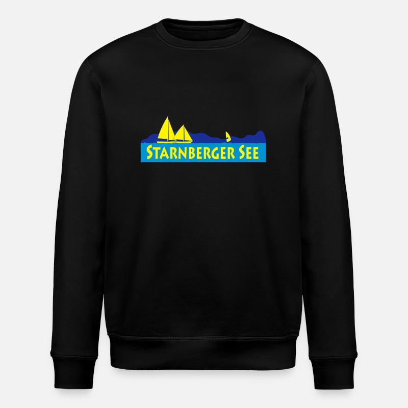 starnberger_see - Stanley/Stella Unisex Bio-Sweatshirt ROLLER - Schwarz