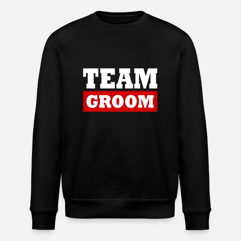 Team groom - Stanley/Stella ROLLER Unisex Organic Sweatshirt - black