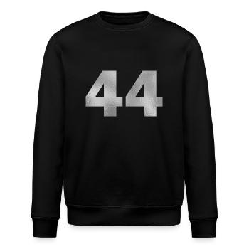 Birthday 44 years - Stanley/Stella ROLLER Unisex Organic Sweatshirt - black - Front - Nik (191cm)