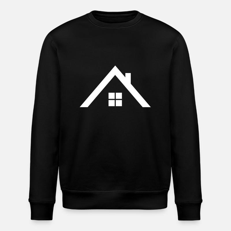 Dach - Stanley/Stella Unisex Bio-Sweatshirt ROLLER - Schwarz