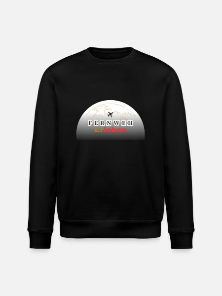 Wanderlust: Your next adventure - Stanley/Stella ROLLER Unisex Organic Sweatshirt - black