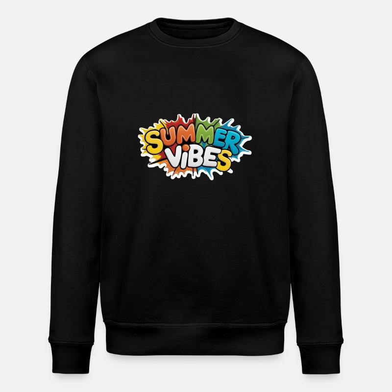 summer vibes - Sweat bio ROLLER Stanley/Stella Unisexe - noir